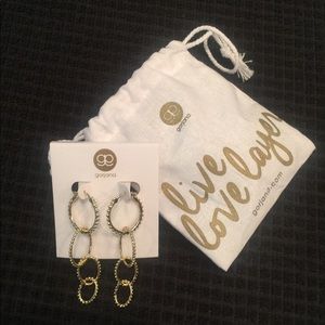 NBW gorjana gold link earrings
